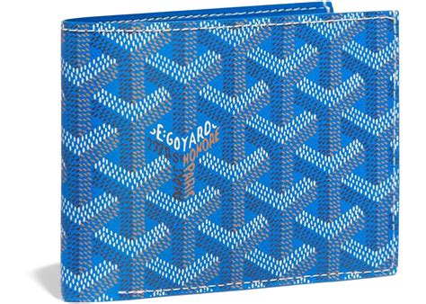 blue goyard wallet|victoire wallet cost.